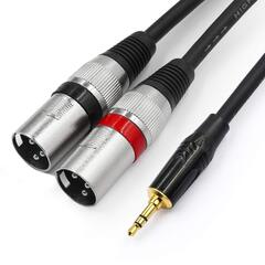 Кабель MiniJack 3,5mm - XLR x 2
