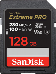 Карта памяти SanDisk SDXC 128GB Extreme PRO UHS-II V60 
