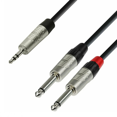 Кабель MiniJack 3,5mm - Jack x 2