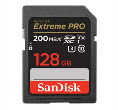 Карта памяти SanDisk SDXC 128 ГБ Class 10 V30 UHS-I U3